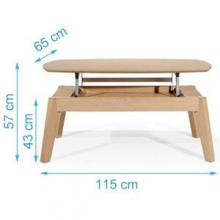 Mesa de Centro Aren Elevable 115x65